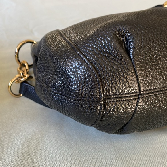 Michael Kors Black Leather Shoulder Bag - Picture 7 of 16